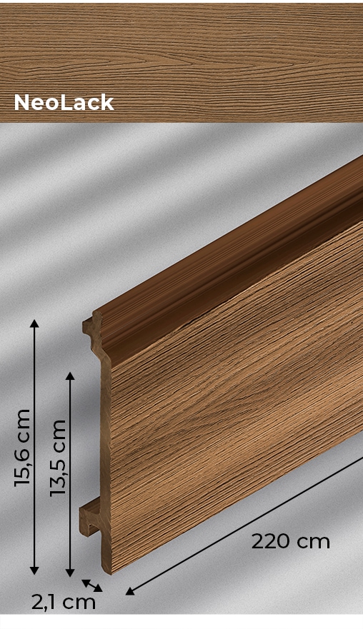 Lama madera sintética NeoTeck - Neoture, Madera Composite para Exterior